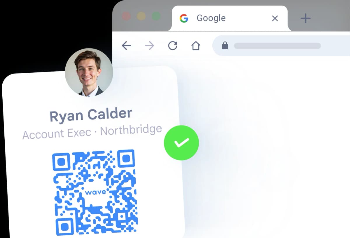 The digital business card with no app required