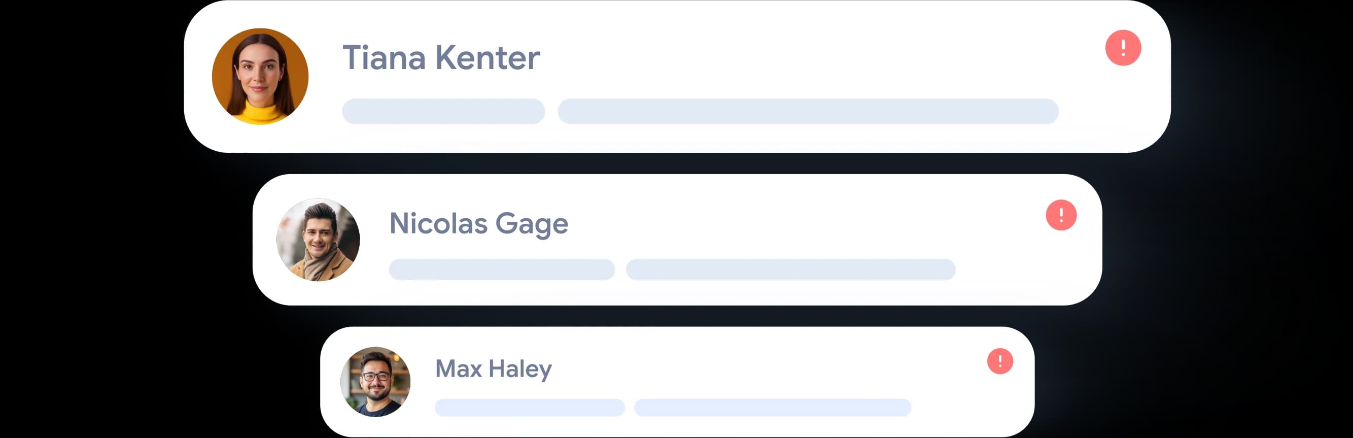 Outdated contact info you can't update