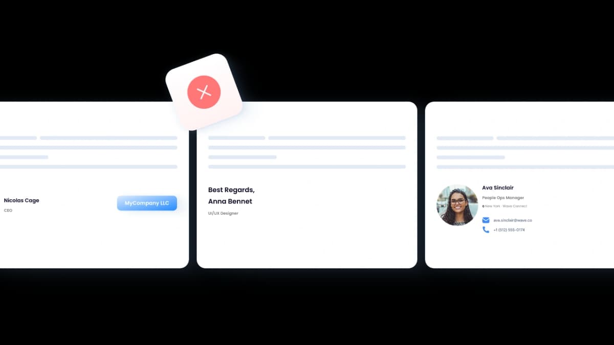 Every signature looks different