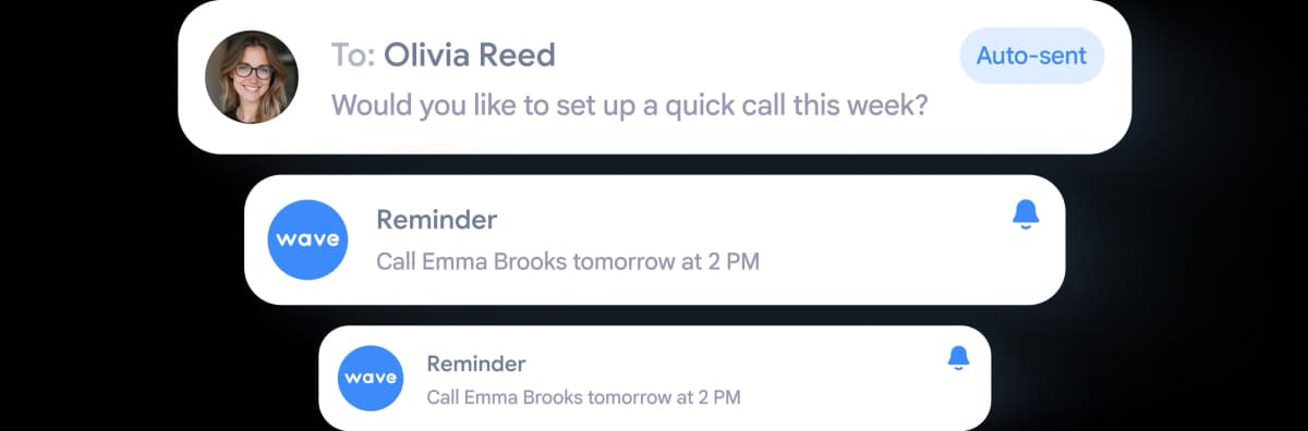 Automated follow-ups